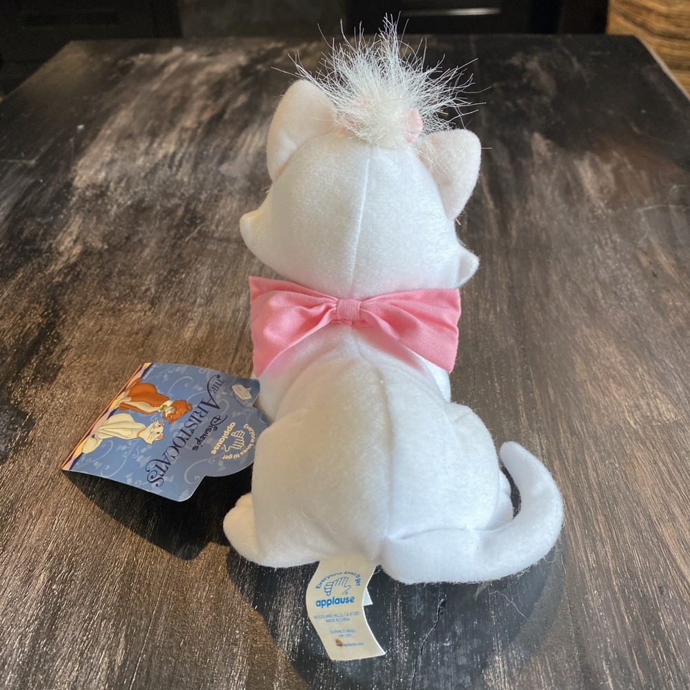 Disney Applause Aristocats Marie Plush Bean Bag 6" NWT - Picture 3 of 7